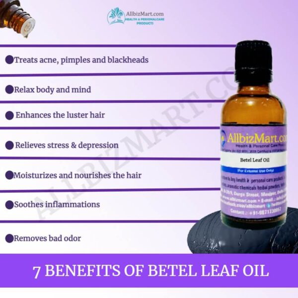 Betel leaf oil