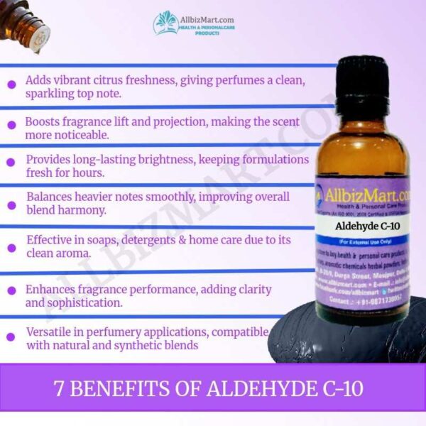 Uses benefits aldehyde c