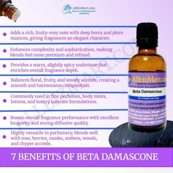 Uses benefits beta damascone