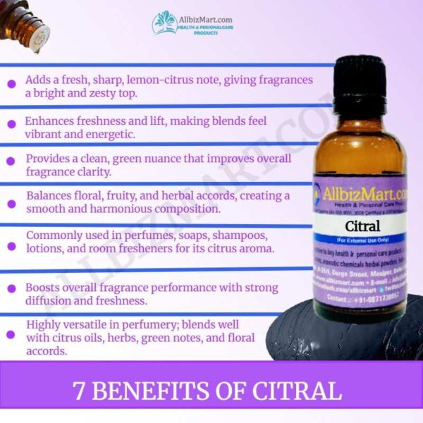 Uses benefits citral
