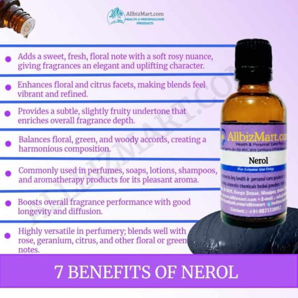 Uses benefits nerol