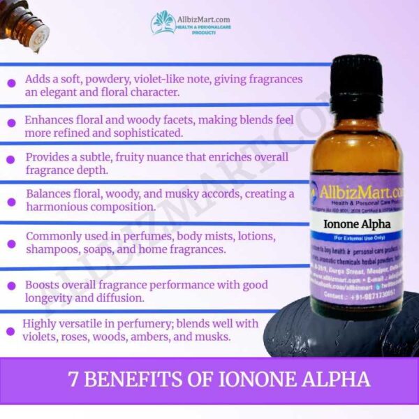 Uses benefits ionone alpha