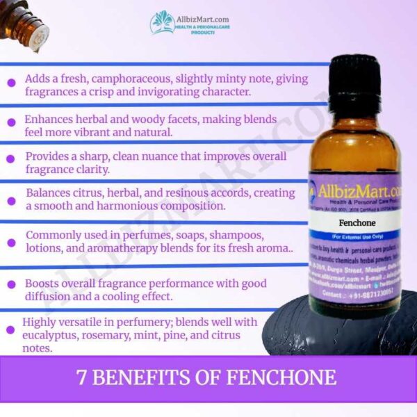 Uses benefits fenchone
