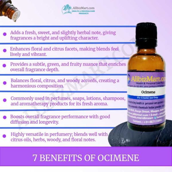 Uses benefits ocimene