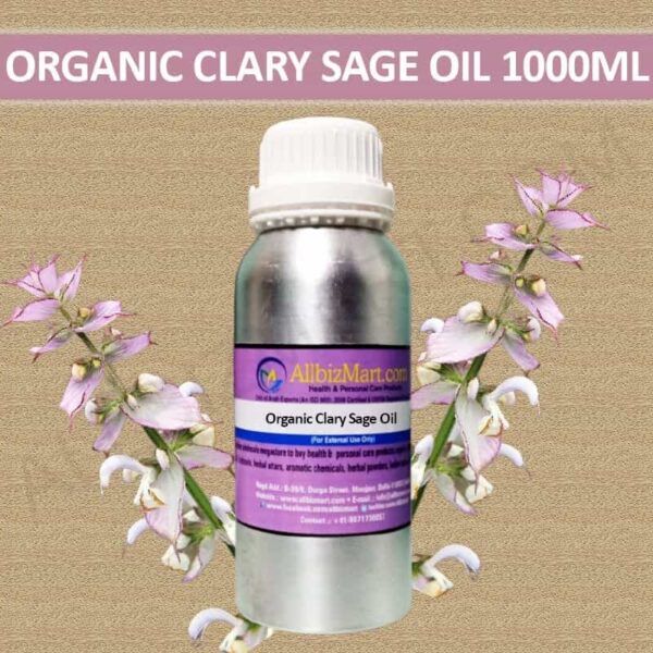 Organic Clary Sage Oil 1000ml