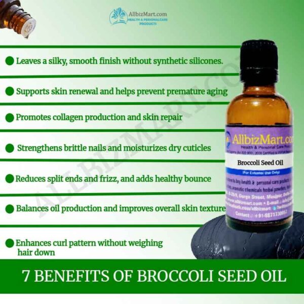Uses benefits broccoli seed oil