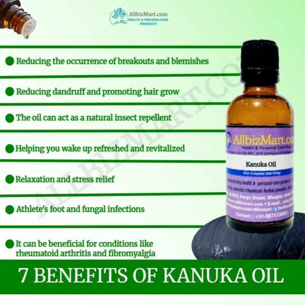 Uses benefits kanuka oil