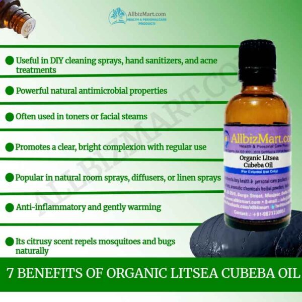 Uses benefits litsea cubeba oil