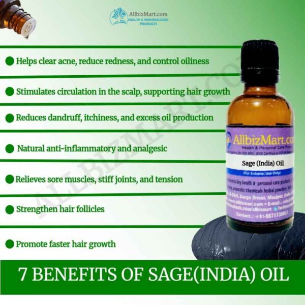 Uses benefits sage india oil