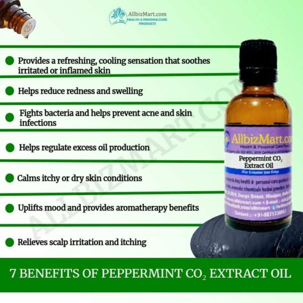 Uses benefits peppermint co2 extract oil