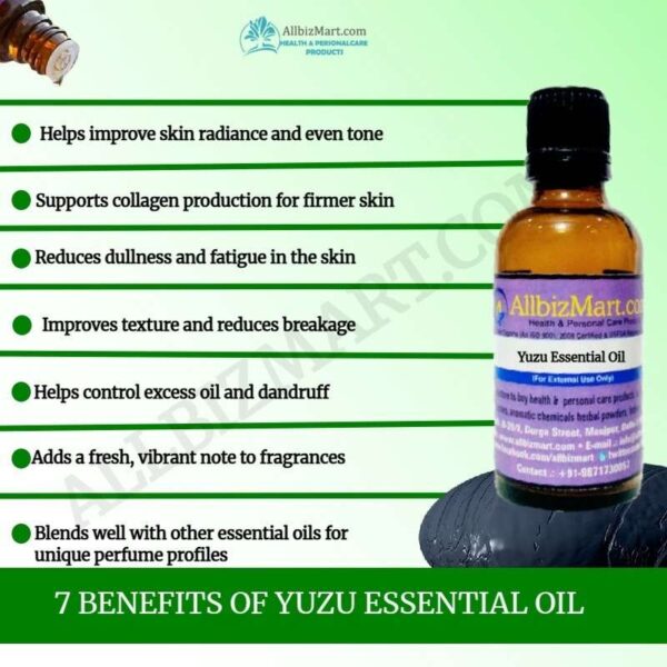 Uses benefits yuzu essential oil
