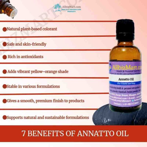 Uses benefits annatto oil